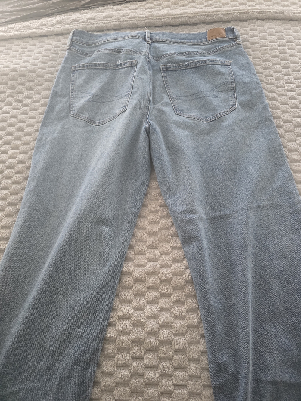American Eagle Outfitters Pale Blue Relaxed Boyfriend Jeans